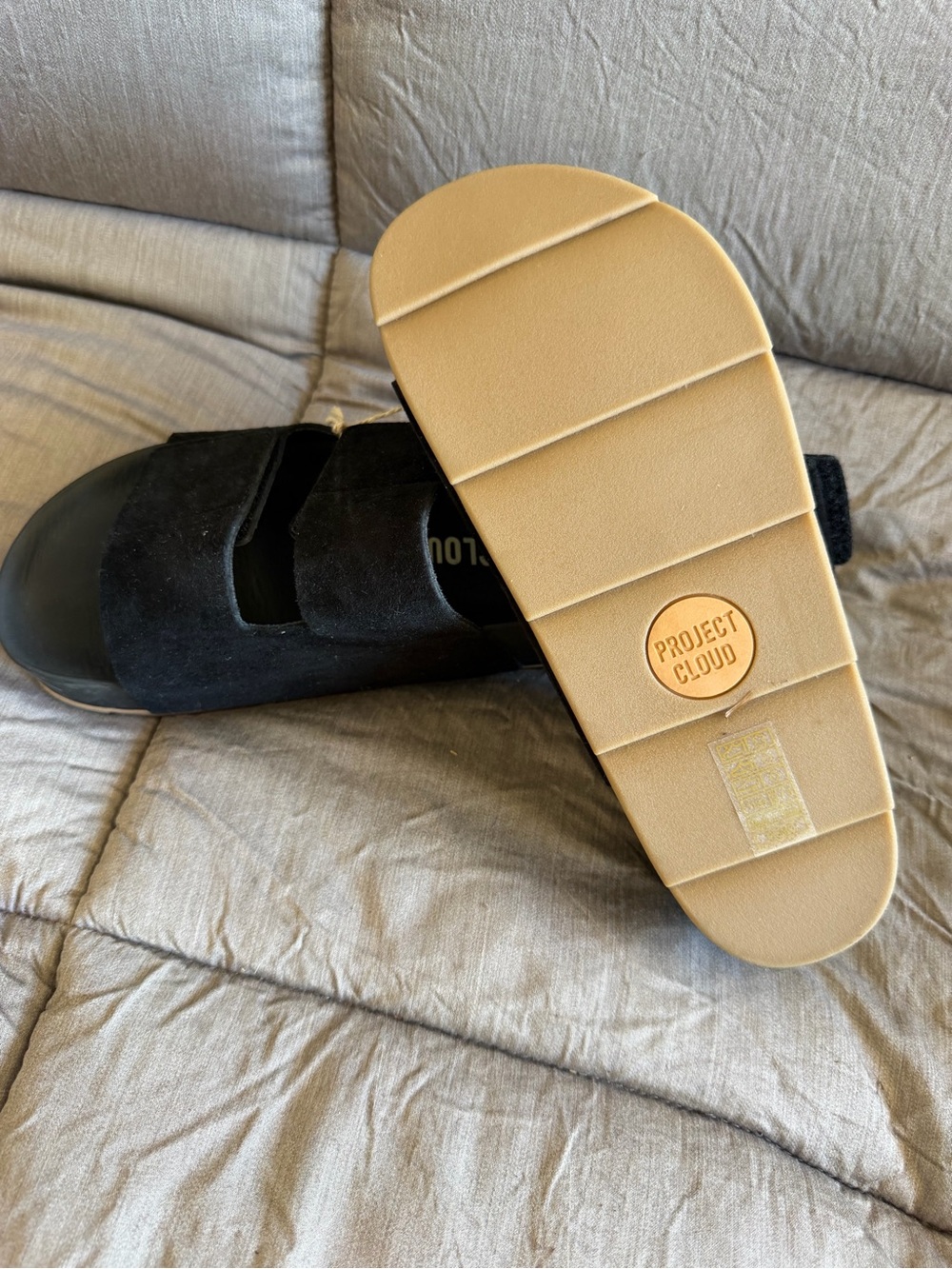 NWT Project Cloud 100% Genuine Leather Platform Sandals - Picture 8 of 9